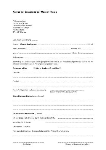 hs wismar bachelor thesis hs wismar bachelor thesis